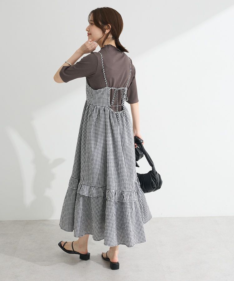 Green Parks「・ELENCARE DUE ギンガムキャミワンピース」|ワンピース|