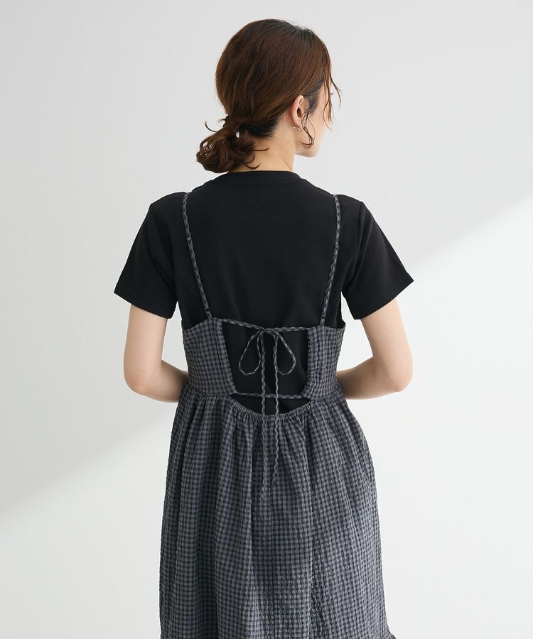 Green Parks「・ELENCARE DUE ギンガムキャミワンピース」|ワンピース|