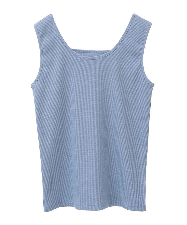 Green Parks「前後2Way ラメリブタンクトップ」|インナー|