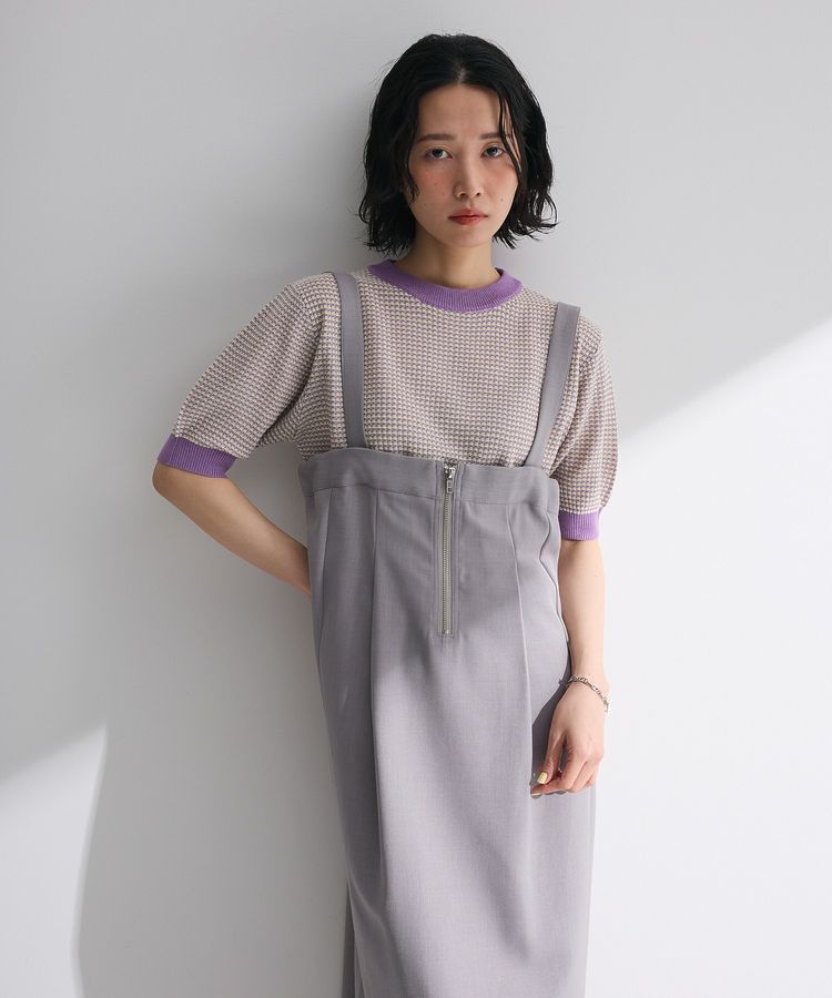 Green Parks「マルチWAYフロントzipサロペットスカート」|スカート|