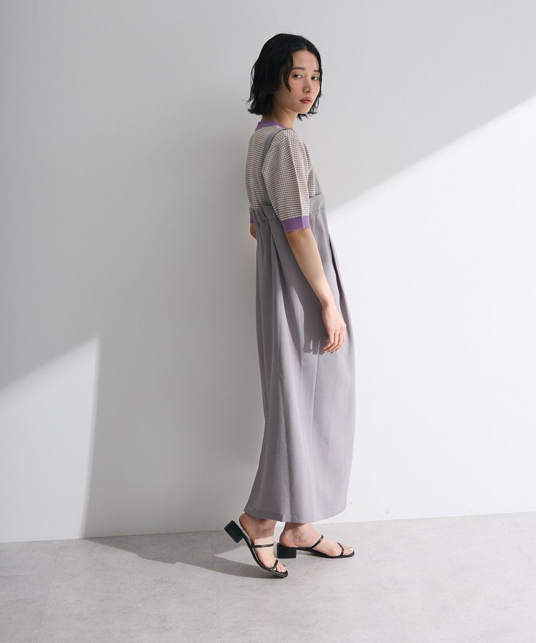 Green Parks「マルチWAYフロントzipサロペットスカート」|スカート|