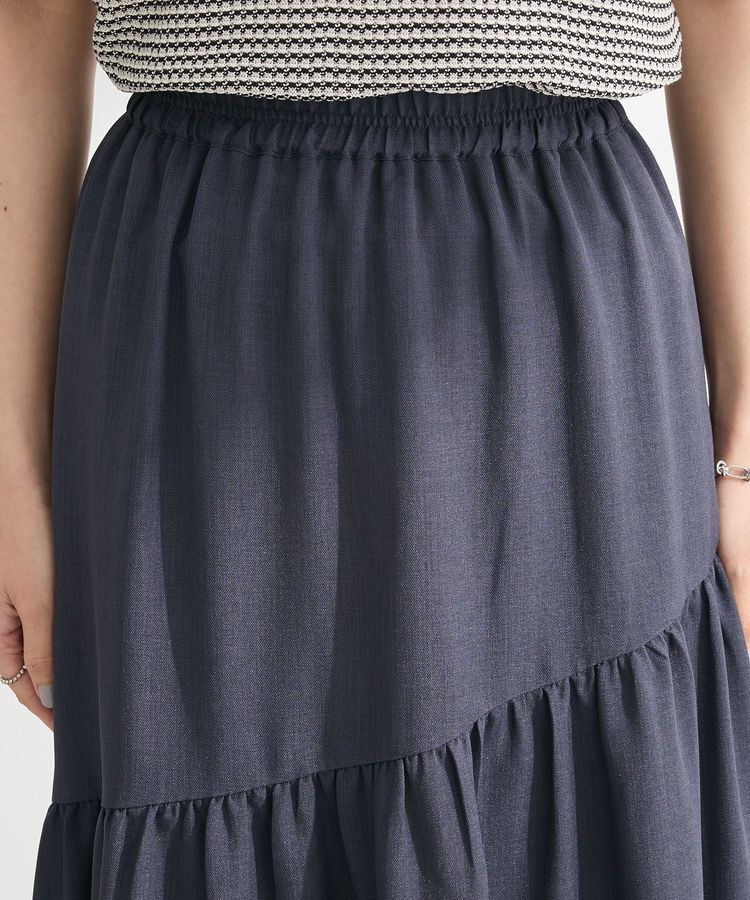 Green Parks「・ELENCARE DUE リネンライクフレアスカート」|フレア|