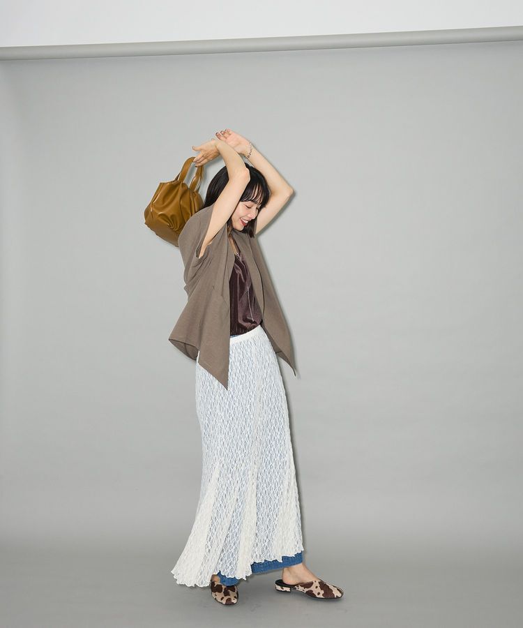 Green Parks「ライトデニムイージーバギーパンツ」|デニム|