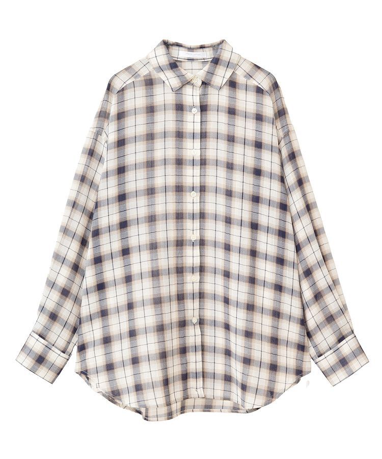 Green Parks「カシュクールシアーシャツ」|シャツ・ブラウス|