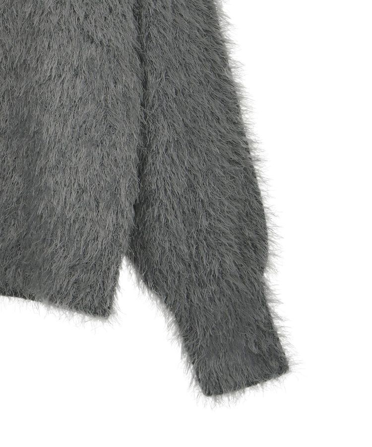 Green Parks「シャギーVネックカーディガン」|カーディガン|