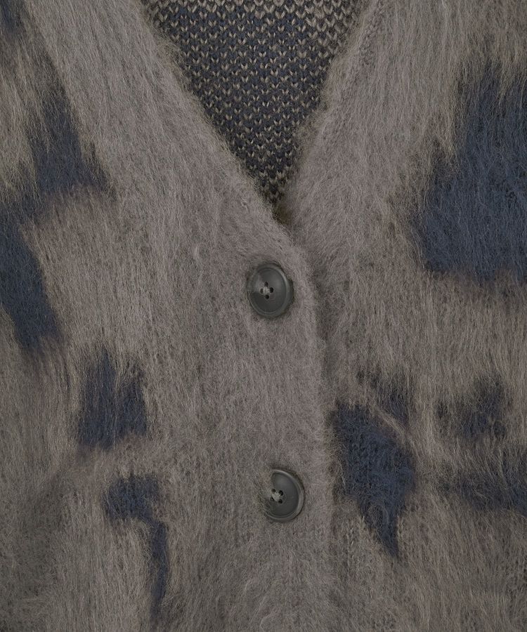 Green Parks「アニマル柄カーディガン」|カーディガン|