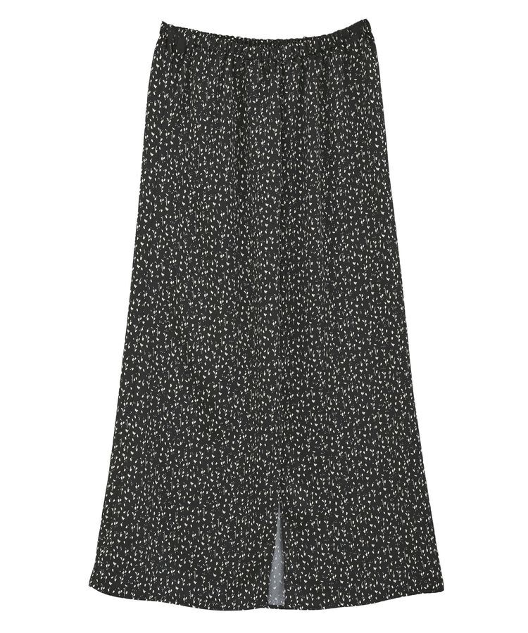 Green Parks「すっきり見えシルエットサテンナロースカート」|タイト|