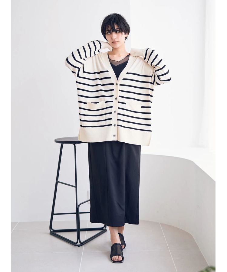 YECCA VECCA「シャーリングロングナロースカート」|スカート|