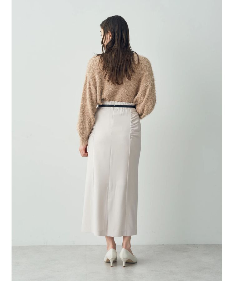 YECCA VECCA「シャーリングロングナロースカート」|スカート|