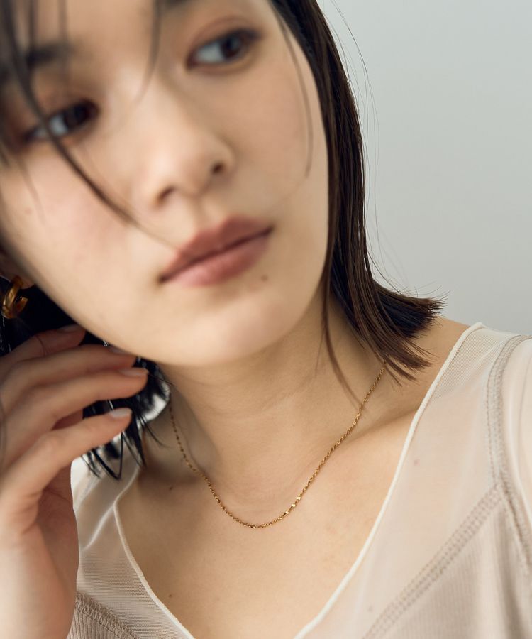 YECCA VECCA「デザインチェーンステンレスネックレス」|ネックレス|
