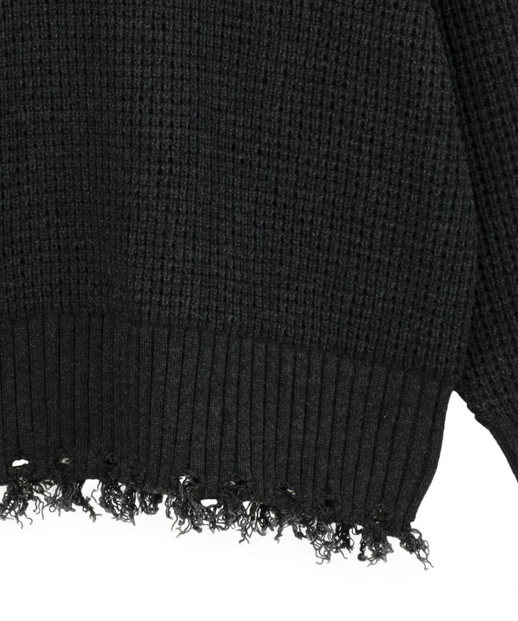 Editt by YECCA VECCA「ダメージルーズニット」|ニット・セーター|