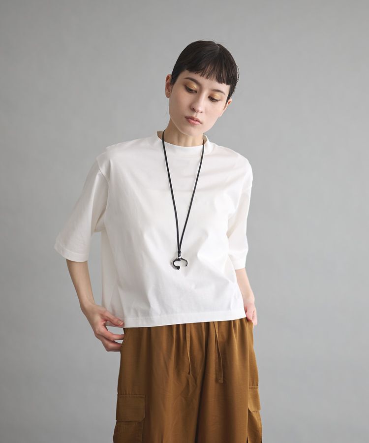 GARAGE OF GOOD CLOTHING「モックネック6分袖プルオーバー」|Tシャツ・カットソー|