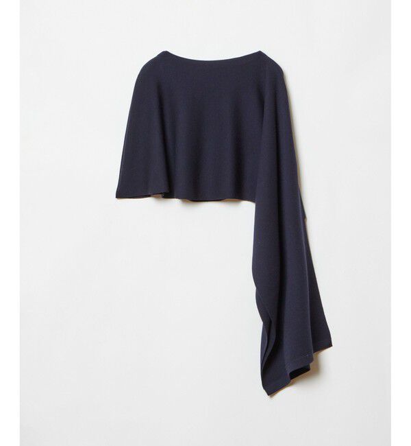 allureville「ハイツイストウールアシメケープ」|ニット・セーター|