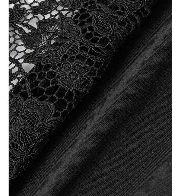 LOULOU WILLOUGHBY「【LOULOU WILLOUGHBY】レースドッキングプルオーバーブラウス」|Tシャツ・カットソー|