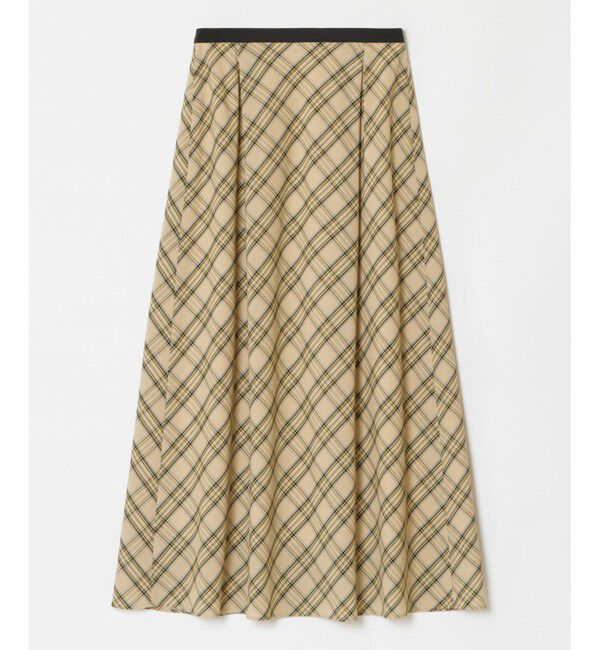 allureville「チェックナロースカート」|スカート|