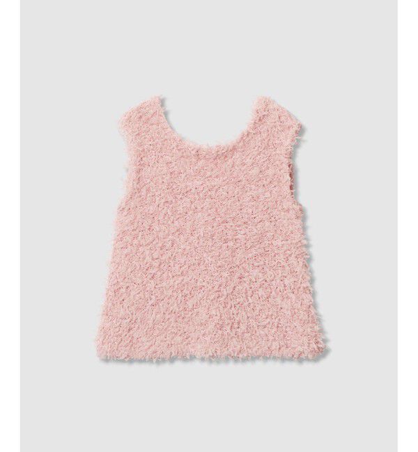 LOULOU WILLOUGHBY「【LOULOU WILLOUGHBY】リボンシャギープルオーバー」|ニット・セーター|