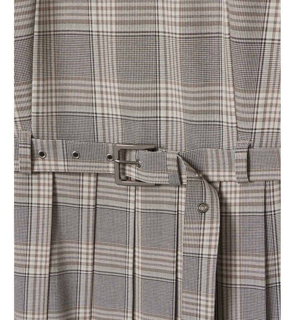 allureville「サイドスリットプリーツロングワンピース」|ワンピース|