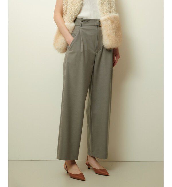 allureville「TRストレッチヨークレスパンツ」|チノ|