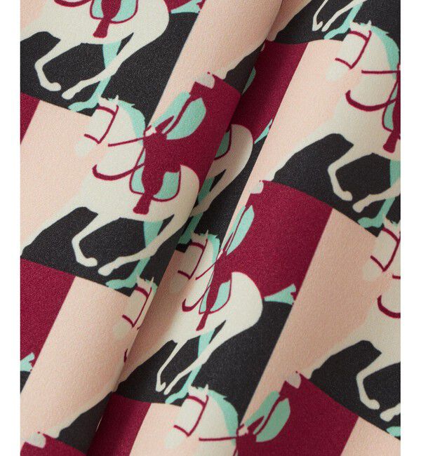 LOULOU WILLOUGHBY「【LOULOU WILLOUGHBY】ホースジオメトリックプリントブラウス」|シャツ・ブラウス|