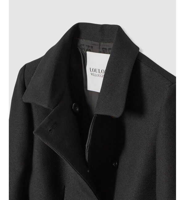 LOULOU WILLOUGHBY「【LOULOU WILLOUGHBY】ブライトウーリーステンカラージャケット」|テーラードジャケット|