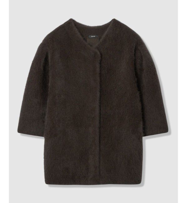 allureville「シアリングニットコーディガン」|ダッフルコート|