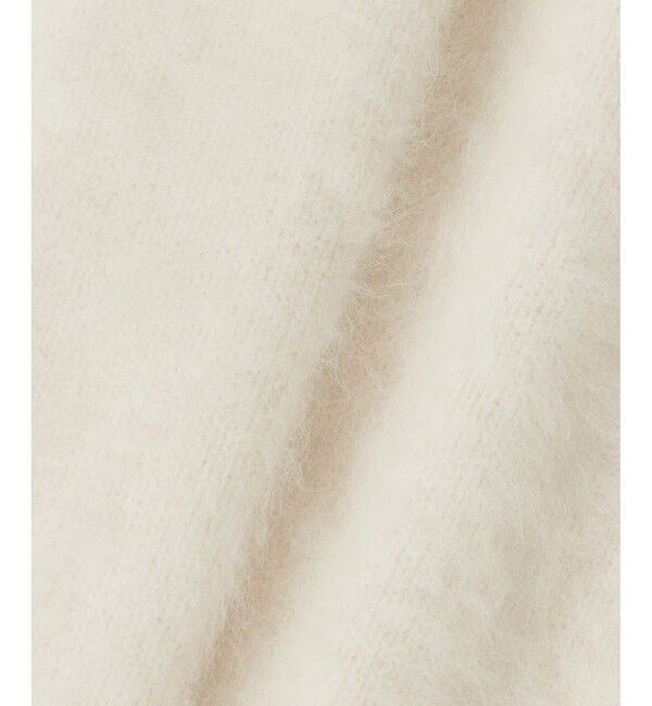 allureville「カシミヤブレンドファー加工Ｖプルオーバー」|ニット・セーター|