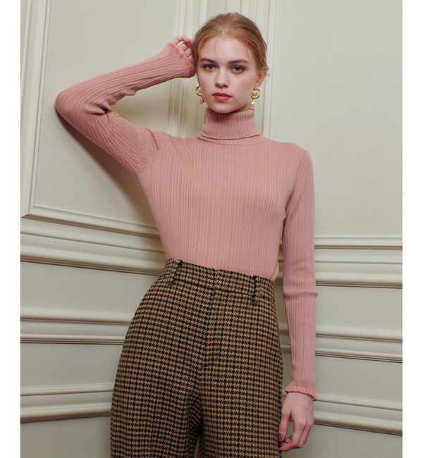 LOULOU WILLOUGHBY「【LOULOU WILLOUGHBY】ハーフチューブラータートルプルオーバー」|ニット・セーター|