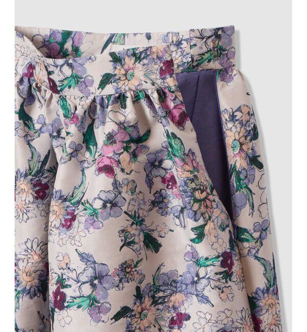 LOULOU WILLOUGHBY「【LOULOU WILLOUGHBY】LIMONTAフラワージャガードスカート」|スカート|