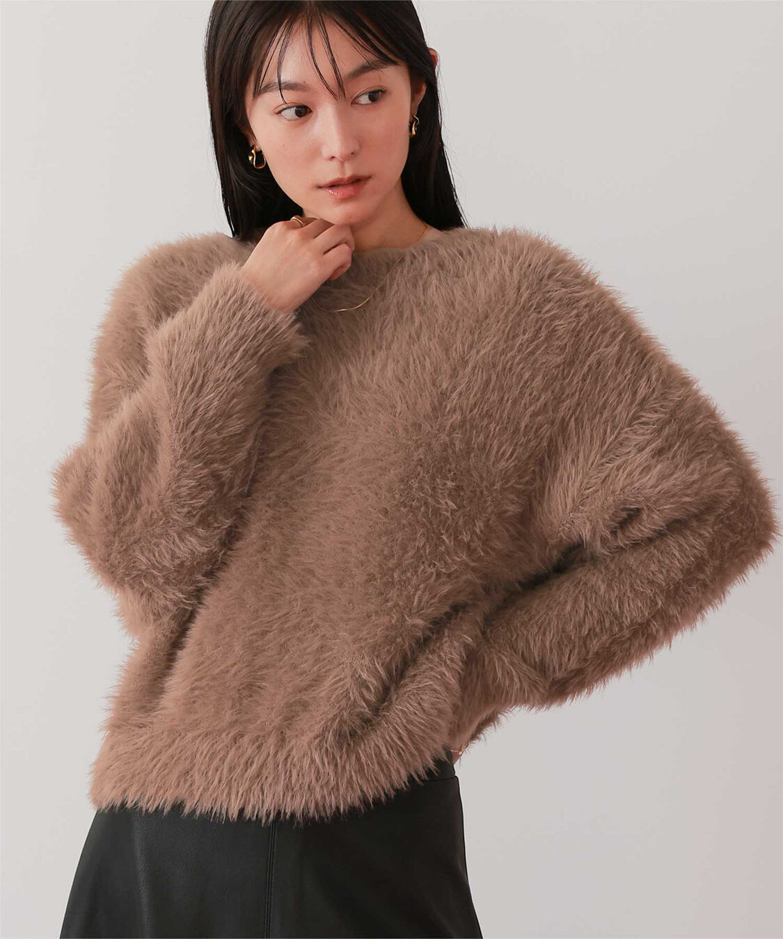 ur's「シャギーオーバーサイズニット」|ニット・セーター|