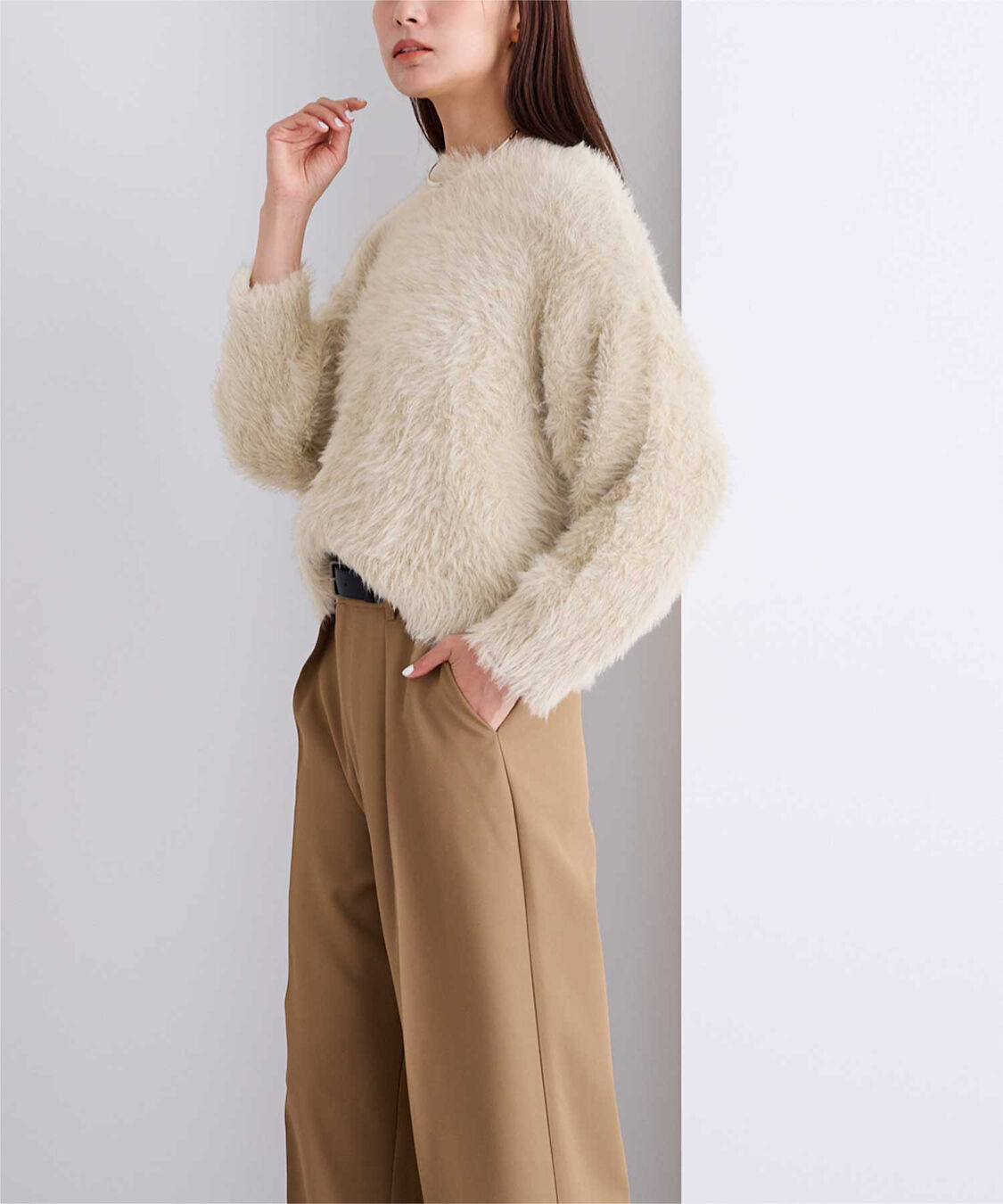 ur's「シャギーオーバーサイズニット」|ニット・セーター|