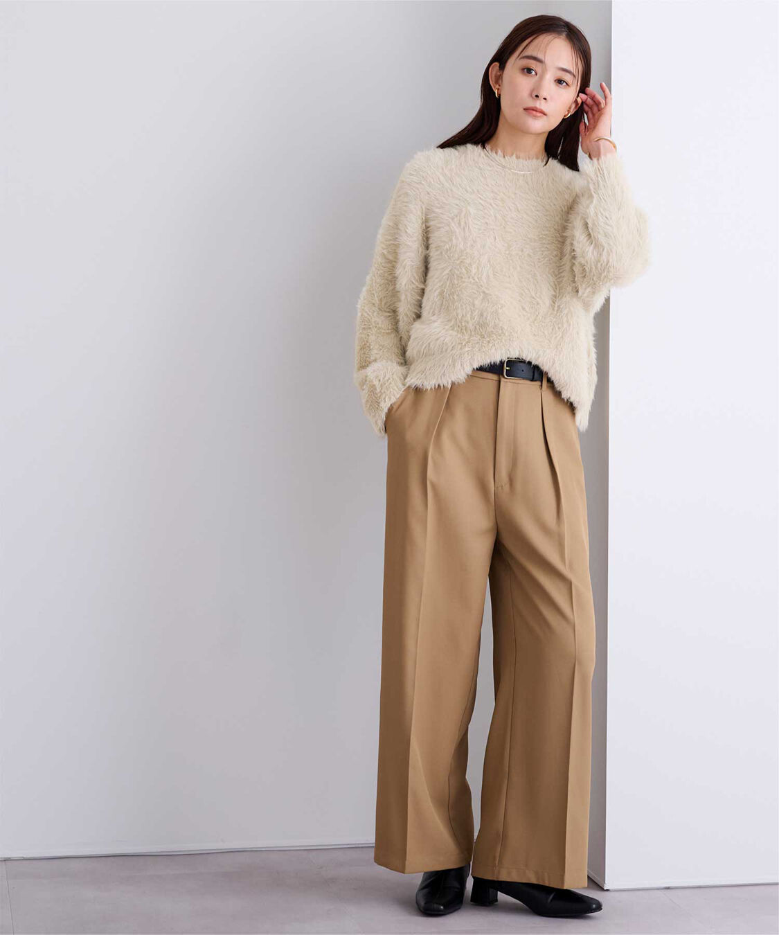 ur's「シャギーオーバーサイズニット」|ニット・セーター|