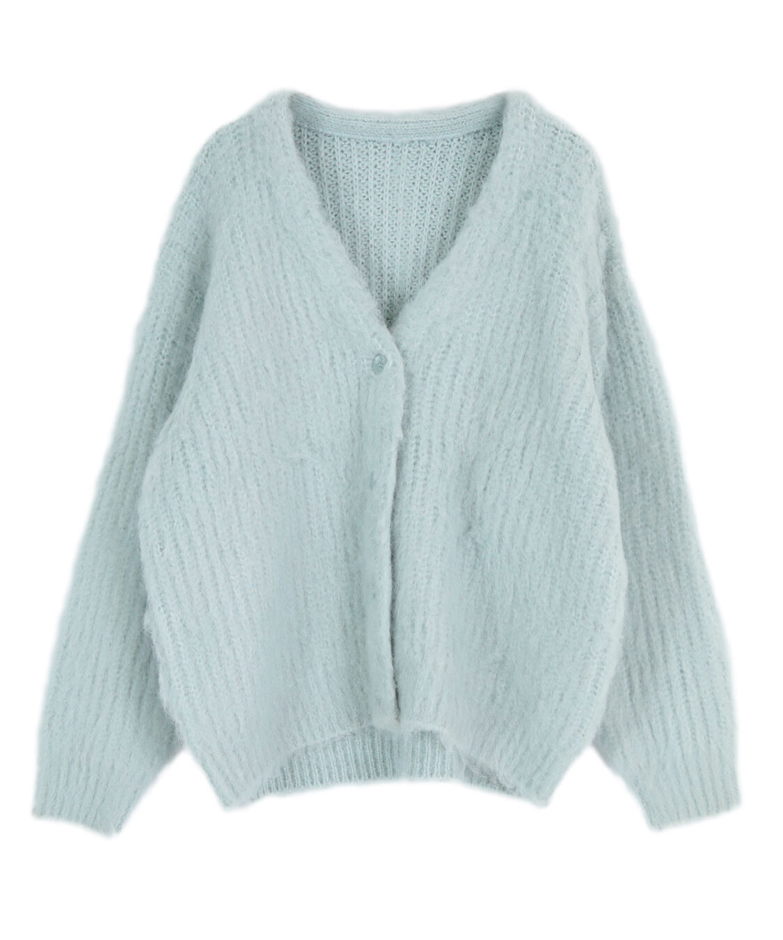 titivate「モヘアライクVネックシャギーニットカーディガン」|ニット・セーター|