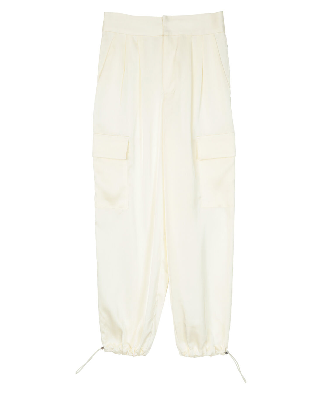 ur's「サテンパラシュートパンツ」|カーゴ|