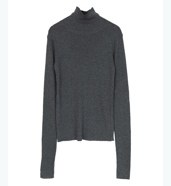 ur's「ウールブレンドロングスリーブハイネックリブニット」|ニット・セーター|