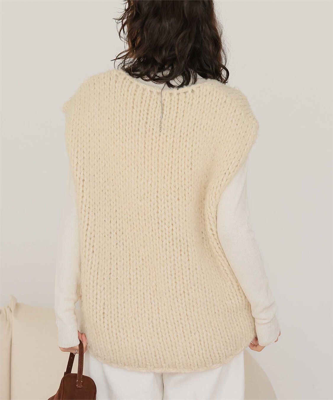 titivate「ローゲージニットベスト」|ニット・セーター|