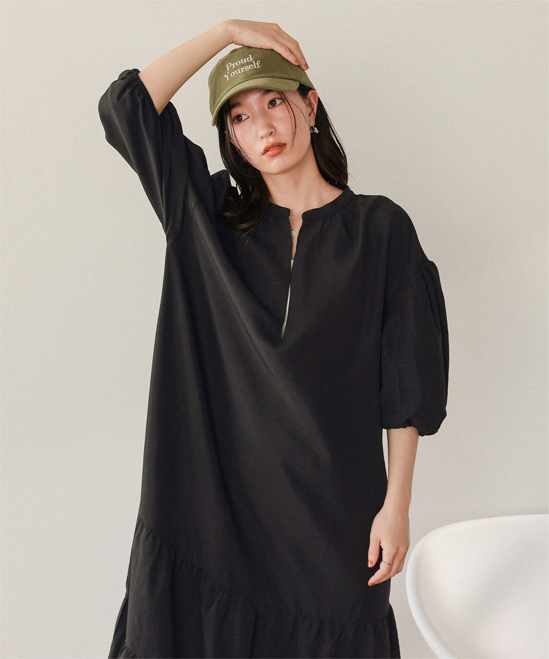 titivate「スキッパーティアードワンピース」|ワンピース|