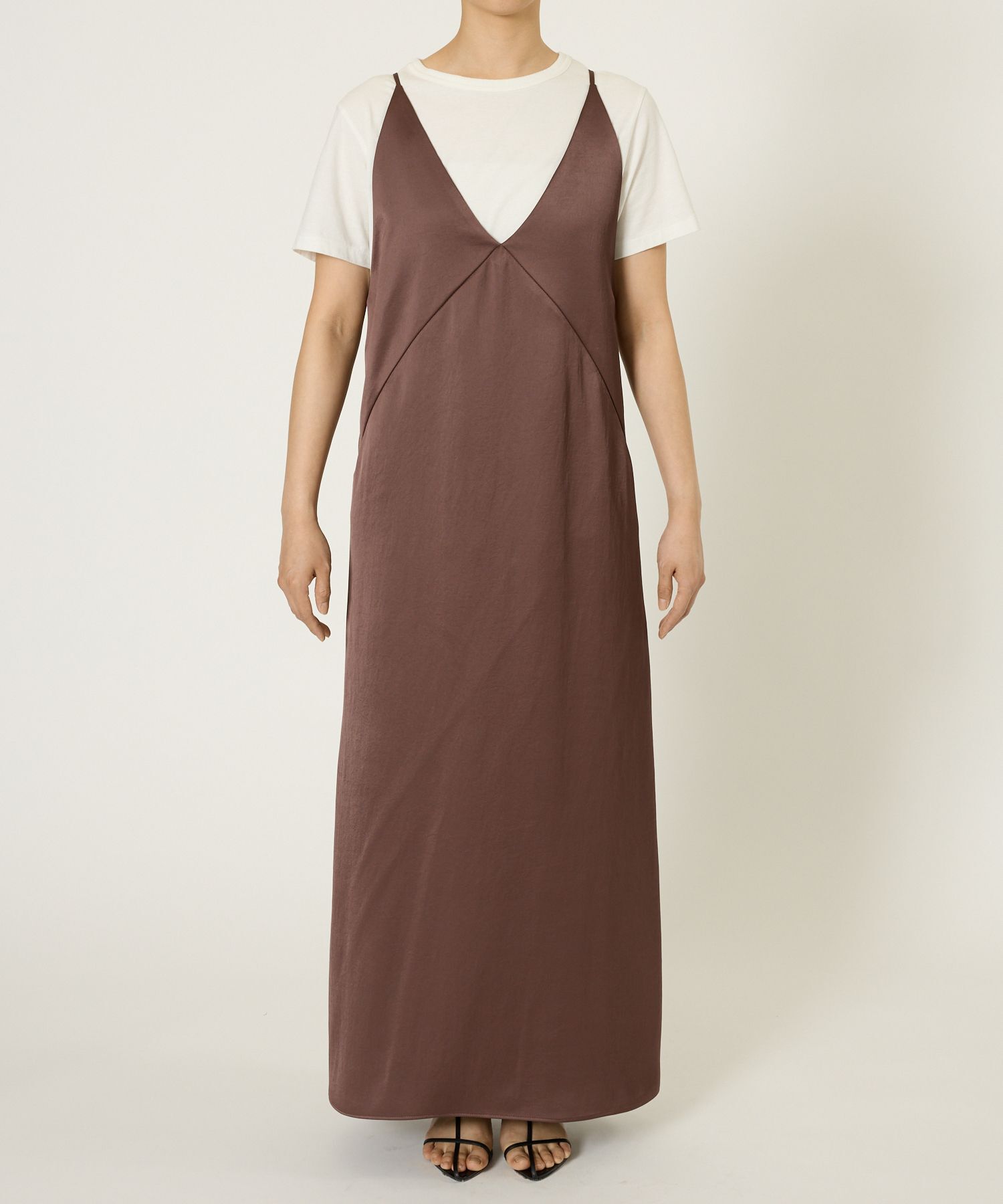 BABYLONE「ヴィンテージサテンワンピース」|ワンピース|