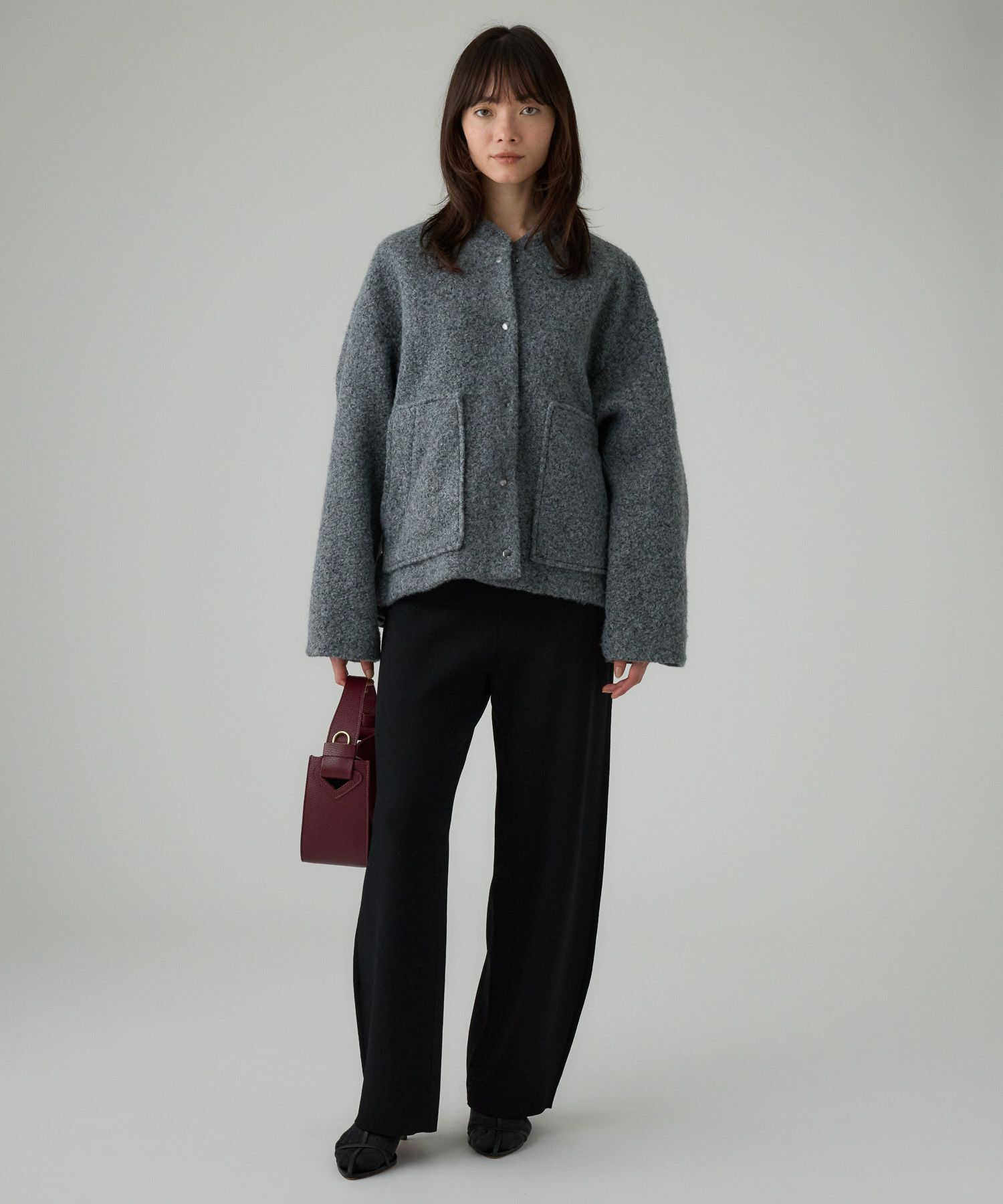 BABYLONE「ウェイビーニードルブルゾン」|ブルゾン・スタジャン|