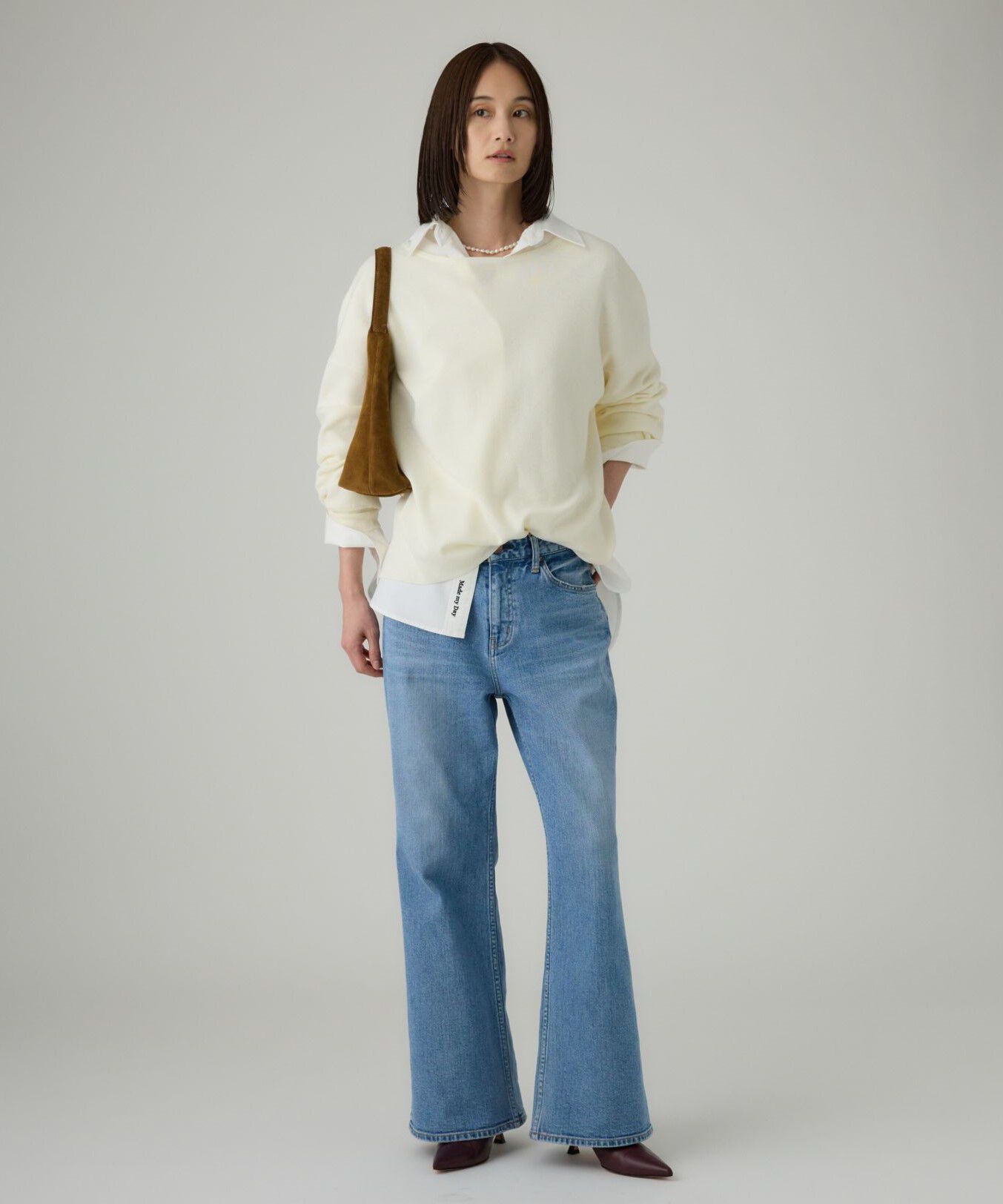 BABYLONE「ボートネックポンチョニット	」|ニット・セーター|