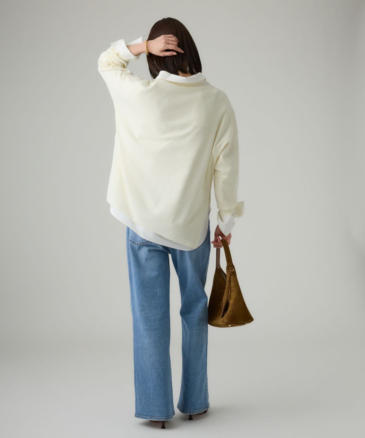 BABYLONE「ボートネックポンチョニット	」|ニット・セーター|