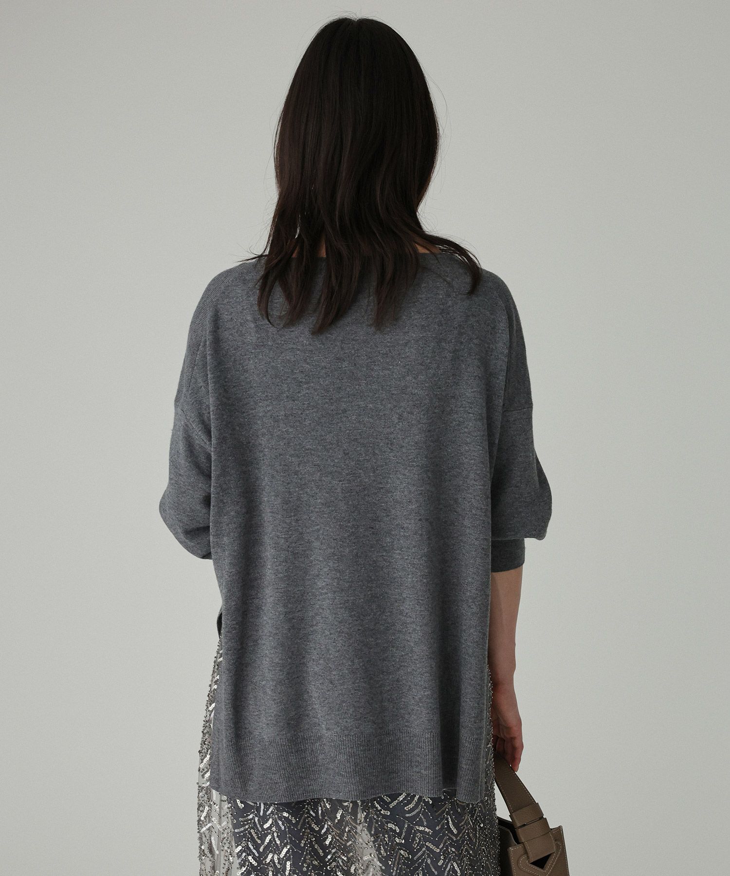 BABYLONE「ボートネックポンチョニット	」|ニット・セーター|