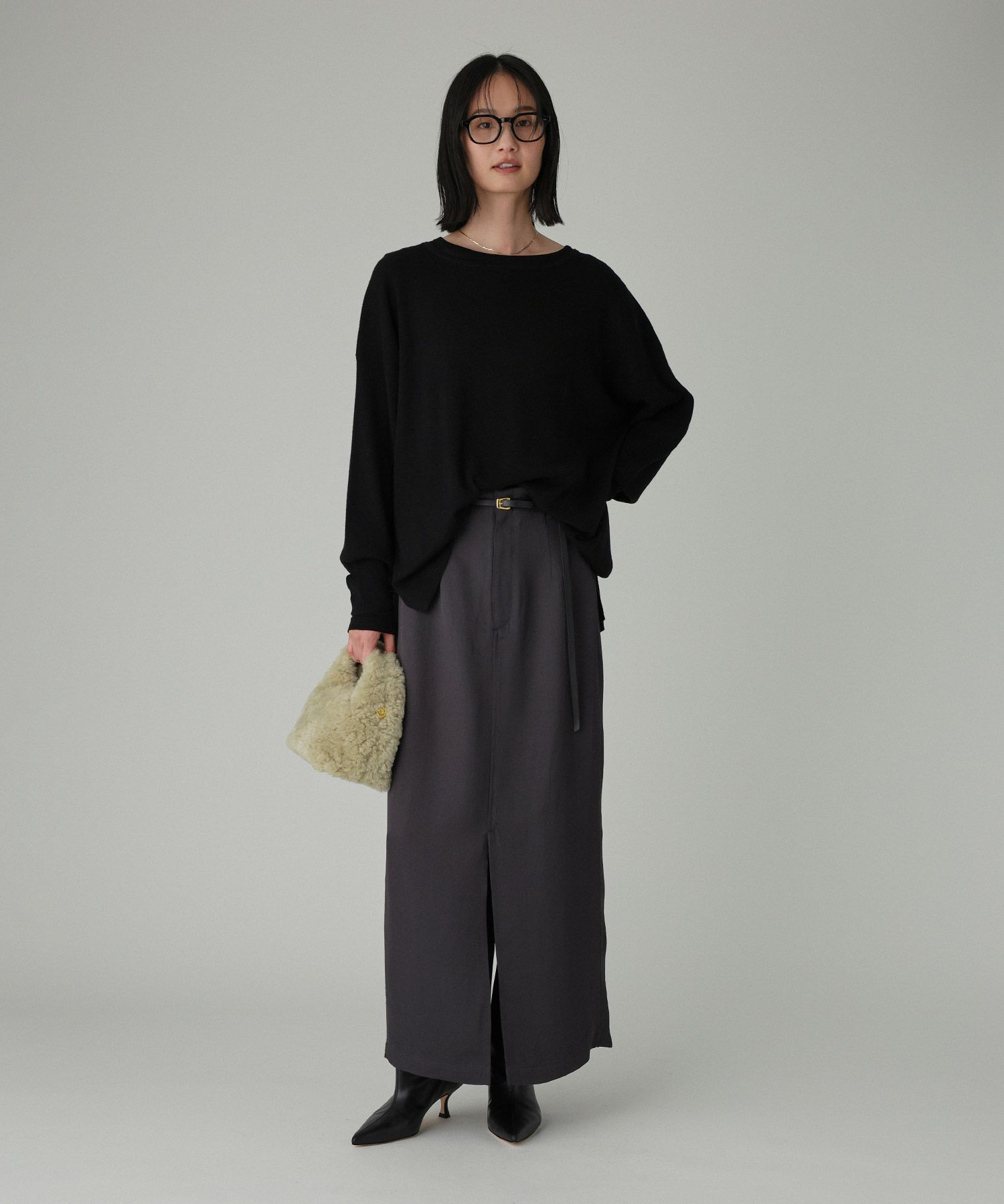 BABYLONE「ボートネックポンチョニット	」|ニット・セーター|