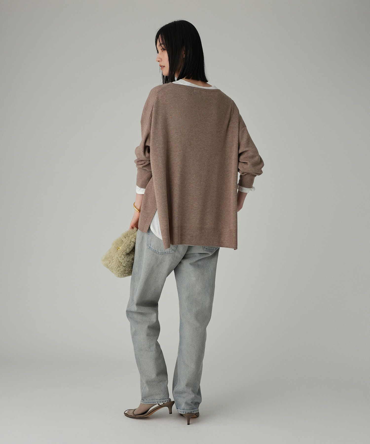 BABYLONE「ボートネックポンチョニット	」|ニット・セーター|