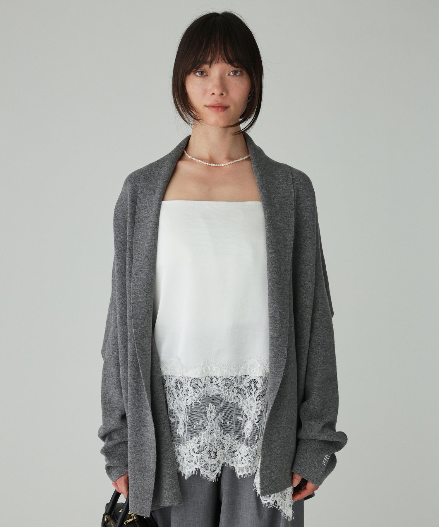 BABYLONE「ショートドレープガウン」|ニット・セーター|