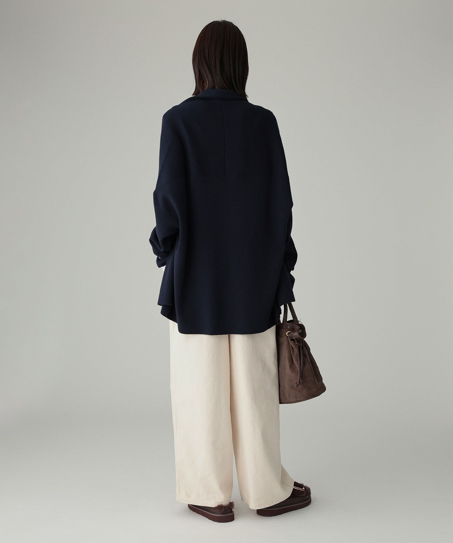 BABYLONE「ショートドレープガウン」|ニット・セーター|