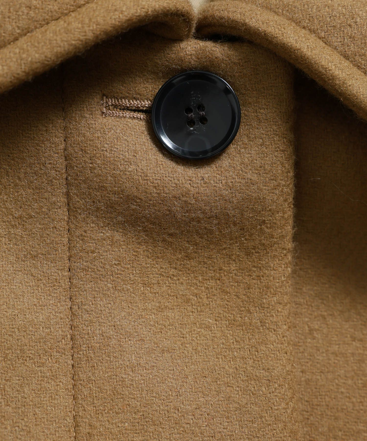 BABYLONE「ダブルメルトンステンカラーコート」|ステンカラーコート|