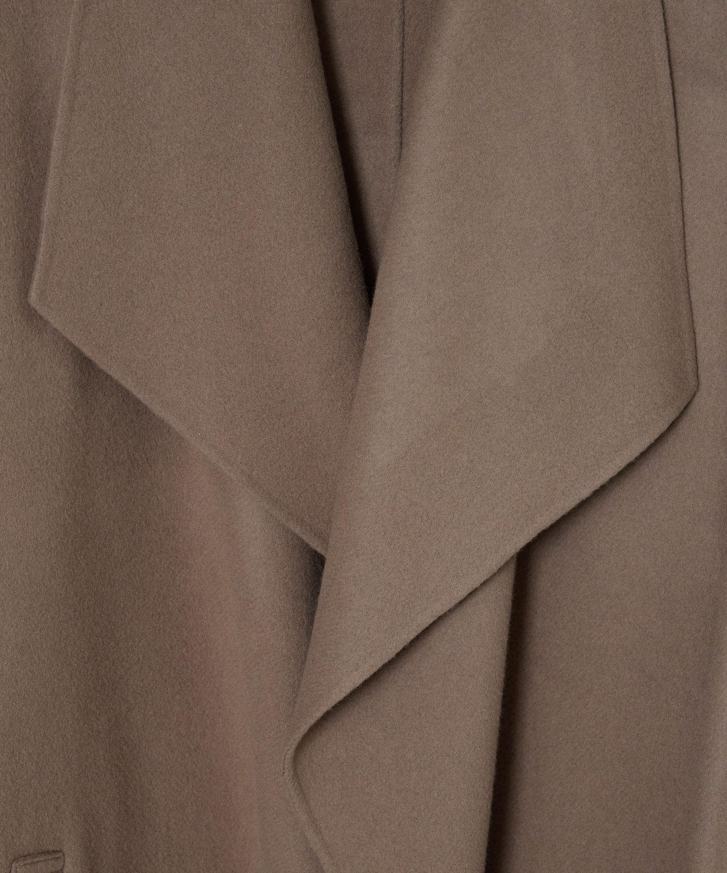 BABYLONE「ベルト付きリバーショートコート」|ポンチョ・ケープ|