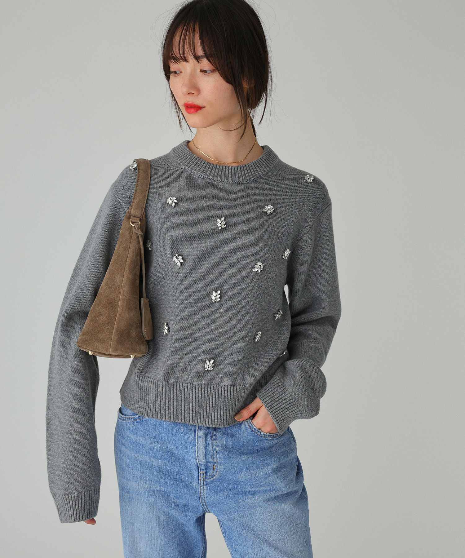 BABYLONE「ビジューニット」|ニット・セーター|