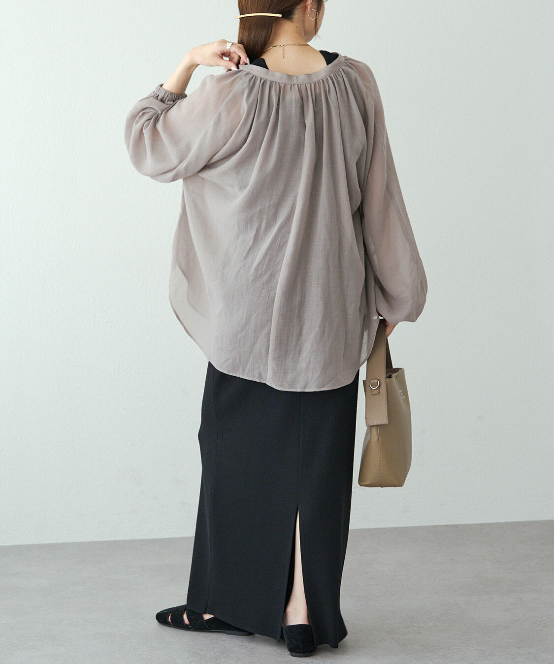  「《新色登場！/リバイバル》【-3kg見え / Du noir】ナロースカート」|スカート|