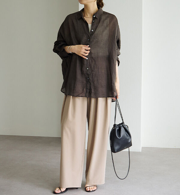  「【新色登場！/リバイバル】ラミーオーバーシャツブラウス」|シャツ・ブラウス|